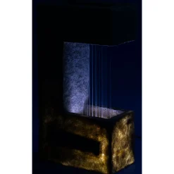 Design-Gartenbrunnen mit Pflanzkasten 20,5 x 70 x 39 cm grau^dobar Hot