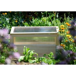 Frühbeet mit Pflanzkasten beige 76 x 40 x 50 cm*dobar Online