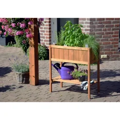 Hochbeet 76 x 80 x 40 cm braun^dobar Best