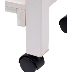 Hochbeet mit Rankhilfe rollbar 79 x 130 x 28,5 cm weiß*dobar Hot