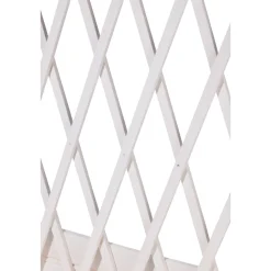 Hochbeet mit Rankhilfe rollbar 79 x 130 x 28,5 cm weiß*dobar Hot