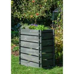 Hochbeet mit Stecksystem 79 x 79 x 37 cm grau*dobar Hot