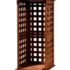 dobar Kaminholzregal braun 39 x 85 x 39 cm