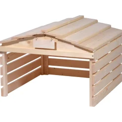 dobar Mährobotergarage 78,5 x 74 x 52,5 cm natur