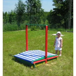 Sandkasten mit Deckel 120 x 120 x 120 cm mehrfarbig*dobar Best