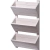 Wandbeet 3-stufig 38 x 79 x 17,5 cm weiß*dobar New