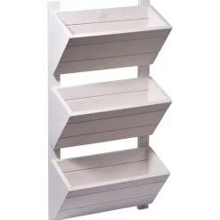 Wandbeet 3-stufig 38 x 79 x 17,5 cm weiß*dobar New