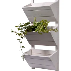Wandbeet 3-stufig 38 x 79 x 17,5 cm weiß*dobar New