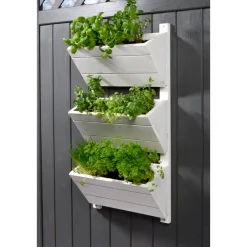 Wandbeet 3-stufig 38 x 79 x 17,5 cm weiß*dobar New