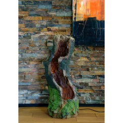 XL Design-Gartenbrunnen 28 x 78 x 33 cm braun/grün^dobar Sale