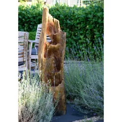 XL Design-Gartenbrunnen 30 x 124,5 x 34 cm braun*dobar Hot