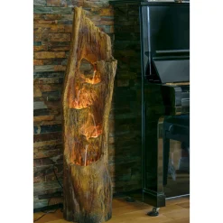 XL Design-Gartenbrunnen 30 x 124,5 x 34 cm braun*dobar Hot