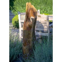 XL Design-Gartenbrunnen 30 x 124,5 x 34 cm braun*dobar Hot