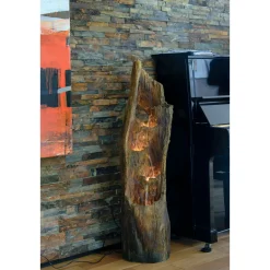 XL Design-Gartenbrunnen 30 x 124,5 x 34 cm braun*dobar Hot