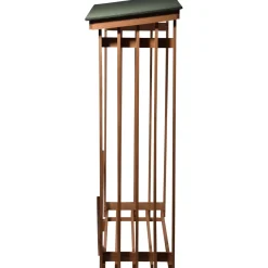 XL-Kaminholzregal 140 x 143 x 50 cm grün-braun*dobar Best