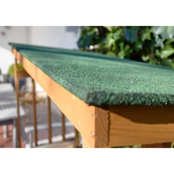 XL-Kaminholzregal 140 x 143 x 50 cm grün-braun*dobar Best