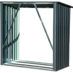 dobar XXL-Kaminholzregal Madera 163 x 154 x 83 cm grau