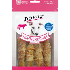 Dokas Snack Hühnerbrust Kaurolle 90g