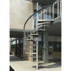 Außenspindeltreppe Gardenspin komplett feuerverzinkt Durchmesser 125 cm^Dolle Hot