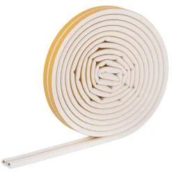 D-Profildichtung selbstklebend weiß 6m 9x6 mm*