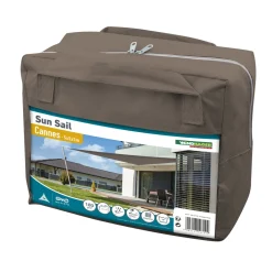 Dreieck-Segel Cannes 5 x 5 x 5 m taupe