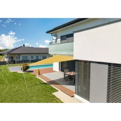 Dreieck-Segel Cannes 4 x 4 x 4 m gelb* Discount