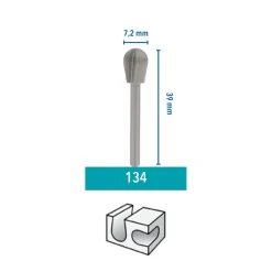 Hochgeschwindigkeits-Fräsmesser Durchmesser 7,9 mm^Dremel
