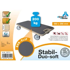 Dörner + Helmer Transportroller Stabil Duo-Soft 590x290