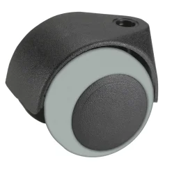 Doppelrolle für empfindliche Böden mit Rückenloch 40 mm^Dörner + Helmer New