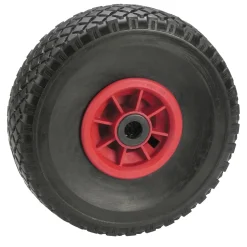 Pannensicheres-Rad mit Kunststofffelge Rollenlager und Blockprofil 260 x 85 mm^Dörner + Helmer Best