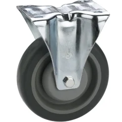 Transportgeräte-Bockrolle mit Fadenschutz 100 x 32 mm verzinkt^Dörner + Helmer Online