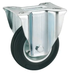 Dörner + Helmer Transportgeräte-Bockrolle mit Fadenschutz 125 x 37 mm verzinkt