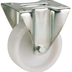 Transportgeräte-Bockrolle mit Polyamidrad 80 x 35 mm verzinkt^Dörner + Helmer Online