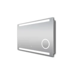 DSK Design LED Lichtspiegel Silver Rey 100 x 60 cm