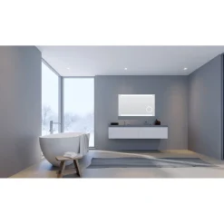 DSK Design LED Lichtspiegel Silver Rey 100 x 60 cm