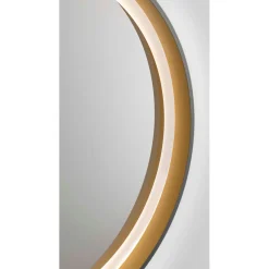 Design LED Lichtspiegel Black Veran LED Dm 55 cm*DSK New