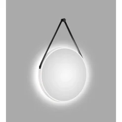 DSK Design LED Lichtspiegel Silver Barbier White Dm 50 cm