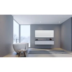 DSK Design LED Lichtspiegel Silver Rey 160 x 60 cm