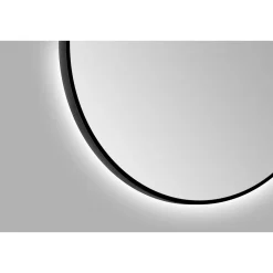 Design LED Lichtspiegel Silver Globo Black Dm 120 cm*DSK Best