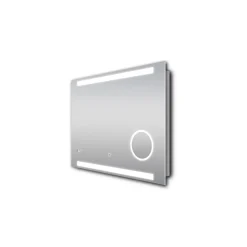 DSK Design LED Lichtspiegel Silver Rey 80 x 60 cm