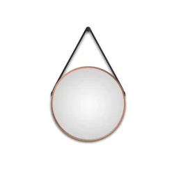 DSK Design LED Lichtspiegel Silver Barbier Copper Dm 50 cm