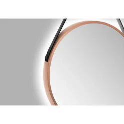 DSK Design LED Lichtspiegel Silver Barbier Copper Dm 50 cm