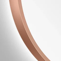 DSK Design LED Lichtspiegel Silver Barbier Copper Dm 80 cm