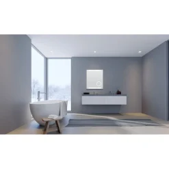 Design LED Lichtspiegel Silver Rey 60 x 70 cm*DSK New