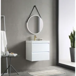 Design Spiegel Silber Coiffeur White Dm 50 cm^DSK Best