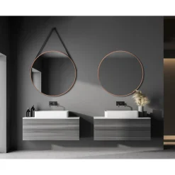 Design Spiegel Silver Coiffeur Copper Dm 80 cm*DSK Outlet