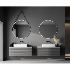 Design Spiegel Silver Coiffeur White Dm 80 cm^DSK Best