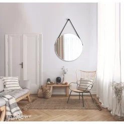 Design Spiegel Silver Coiffeur White Dm 80 cm^DSK Best