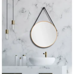 Design Spiegel Silver Coiffeur Gold Dm 50 cm*DSK