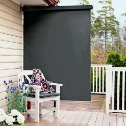 Balkonmarkise anthrazit 120 x 200 cm^Durabil New